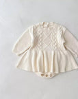 Knit Peplum Romper
