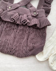 Genevieve Knit Set ( Cream, Purple)