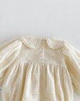 Eloise Lace Bow Bubble Romper