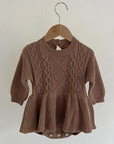 Knit Peplum Romper