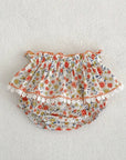 Puff Sleeve Button-up & Floral Shorts Set