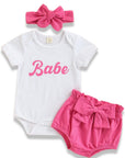 3pcs Pink Set