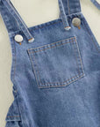 Willow Denim Ruffle Romper