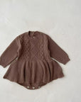 Knit Peplum Romper