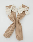 Knee High Bow Socks