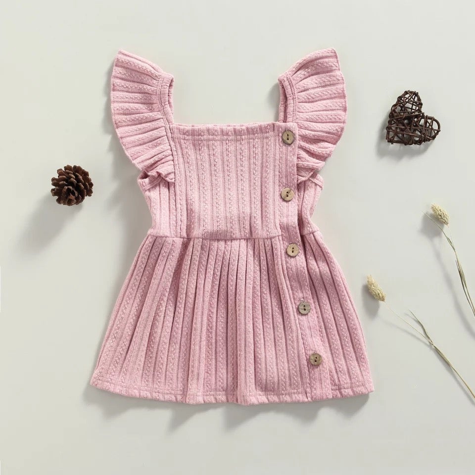Knit Ruffles Dress