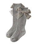Knee High Socks Bow Knot