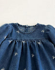Charlotte Embroidered Denim Dress