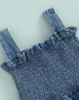 Ruffled Denim Dress