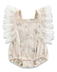 Olivia Lace Floral Romper