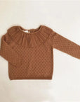 Knit Ruffled Suspenders