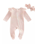 2pcs Stripes Onesie