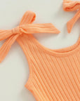 Ribbed Knit Pocket Jumpsuit