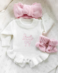 Just Arrived™ Newborn Knit Bundle — 3 Piece Set