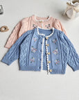 Embroidered Knit Cardigan