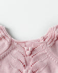 “Lily” Puff Sleeves Romper