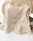 Ruffled Lace Bloomers Set