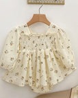 Floral Linen Romper