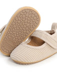 Non-Slip Corduroy Mary Jane