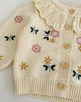 Floral Garden Knit Cardigan Set