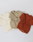 Knit Long Sleeve Romper (multiple Colors)