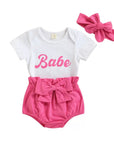3pcs Pink Set