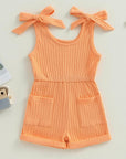 Ribbed Knit Pocket Jumpsuit