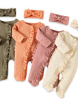 2pcs Ruffles Onesie