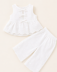 Ivory Blossom Bow 2-Piece Set