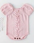 “Lily” Puff Sleeves Romper