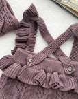 Genevieve Knit Set ( Cream, Purple)