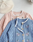 Embroidered Knit Cardigan