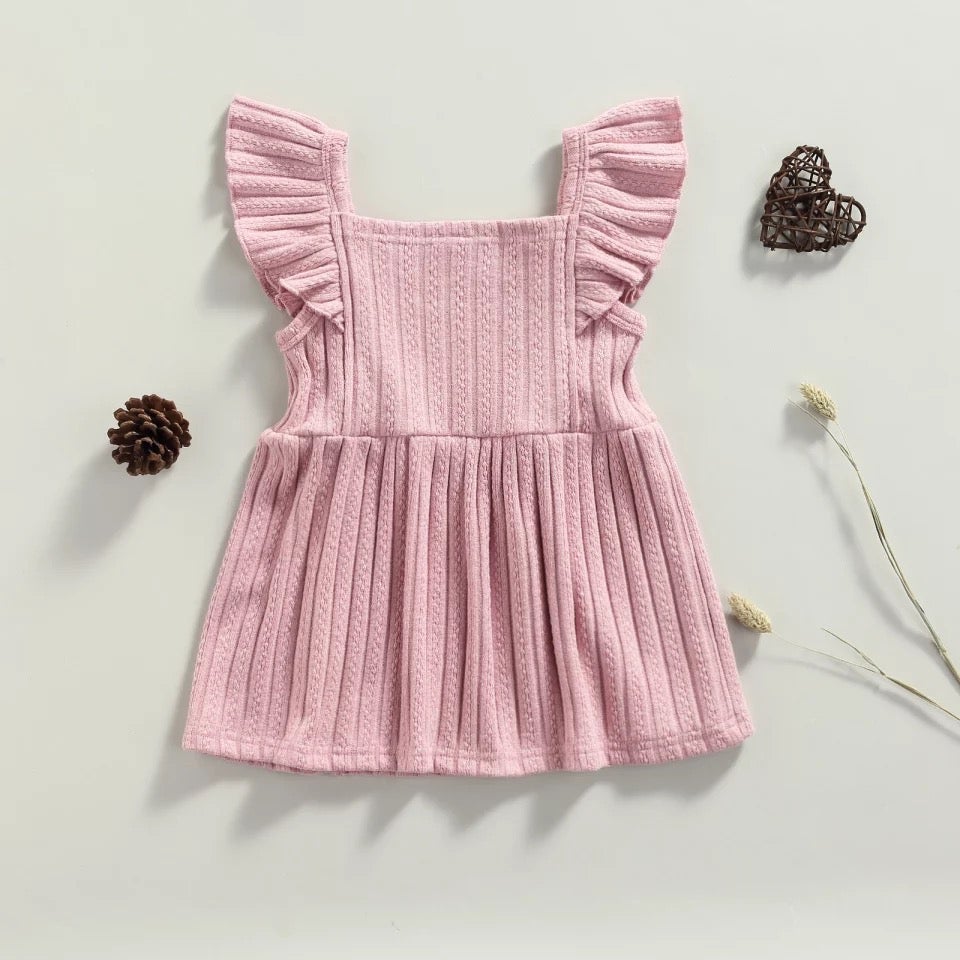 Knit Ruffles Dress