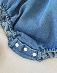 Harper Denim Bubble Romper