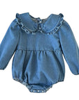 Harper Denim Bubble Romper