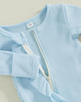 2pcs Ruffles Onesie Set