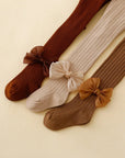 3pcs Bow Tights