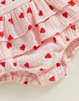 Sweetheart Ruffle Romper