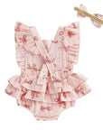 Sweetheart Ruffle Romper