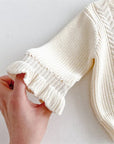 2pcs Ruffle Sweater Pants Set