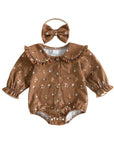 Hazel Meadow Floral 3pcs Romper Set