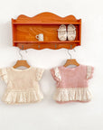 Vintage Lace Trim Fuzzy Vest