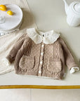 Cozy Heart Cable Knit Cardigan