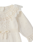 Winter Lace Knit Romper