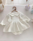 Snowdrop Knit Romper Dress