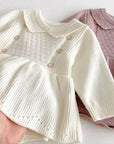 Snowdrop Knit Romper Dress