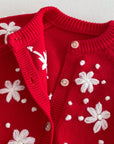Holly Berry Knit Romper