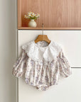 Meadow Lace Floral Romper