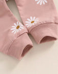 2pcs Floral Sweatsuit Set