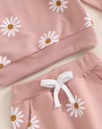 2pcs Floral Sweatsuit Set